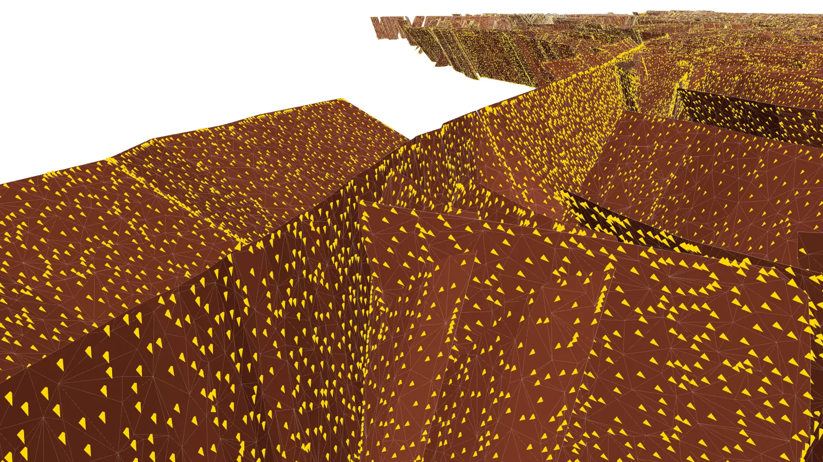 Alpine Fault surface coloured by predicted slip direction